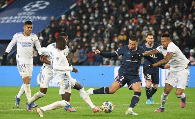 مبابي يقود باريس سان جيرمان لاقتناص فوز مثير من ريال مدريد