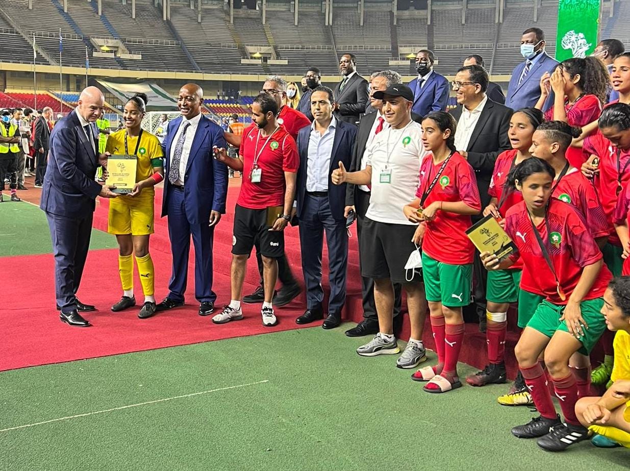 المغرب يتوج بلقب بطولة إفريقيا لكرة القدم النسوية